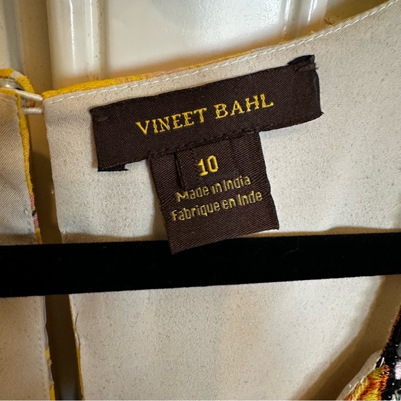 Anthropologie Vineet Bahl Varennes Women’s Yellow Floral Formal Maxi Dress 10 - Picture 3 of 12